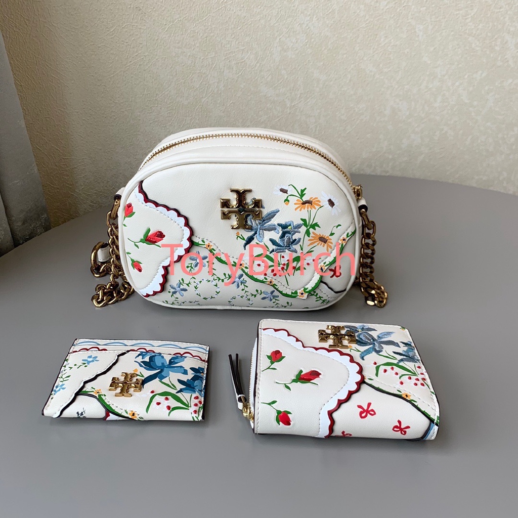 floral camera bag