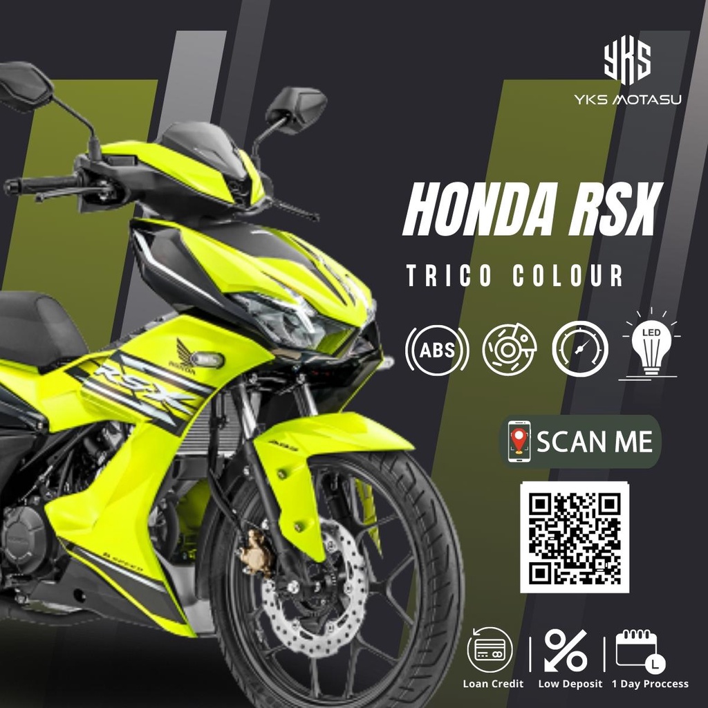 HONDA RSX 150 LEMON GREEN (CASH) Shopee Malaysia