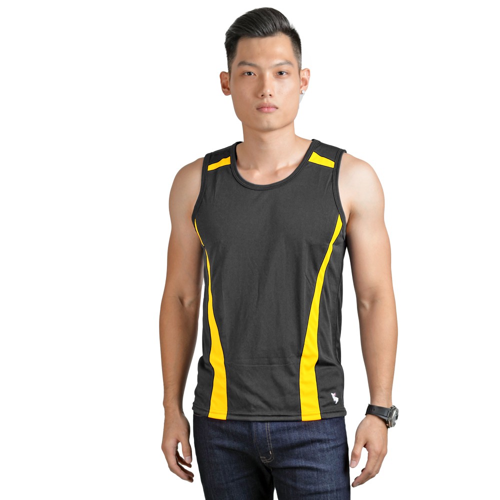 ViQ Men's Performance Vest Sports Singlet Training Wear Badminton