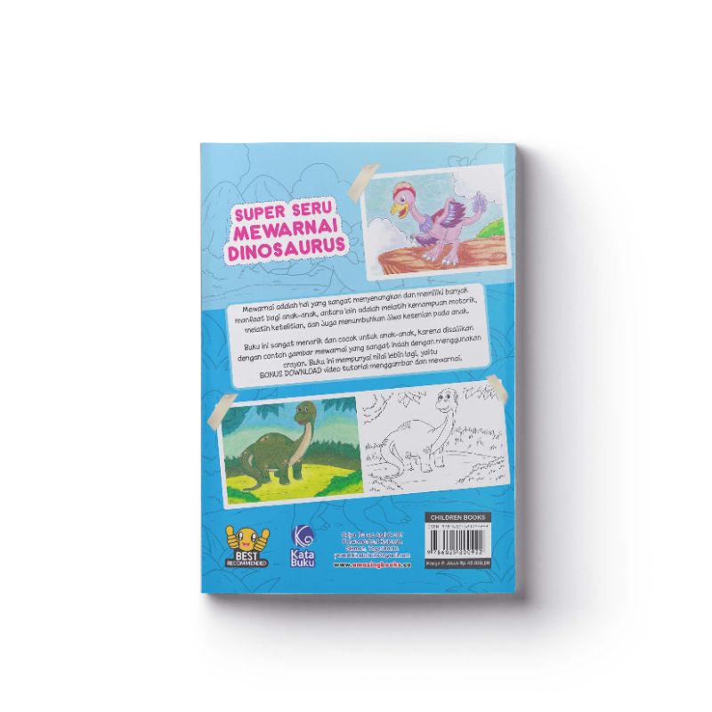 Super Secret Coloring Dinosaur (Full Color)  Shopee Malaysia