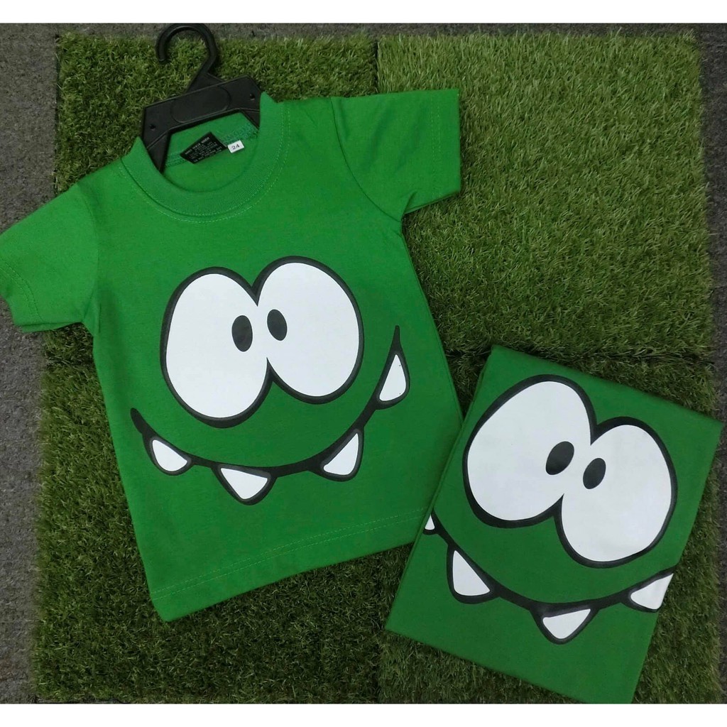Ready Stock Family Tee Cut The Rope Om Nom Game Cartoon Coupletee Shirt Kids Adult Size Available Xs 3xl Shopee Malaysia