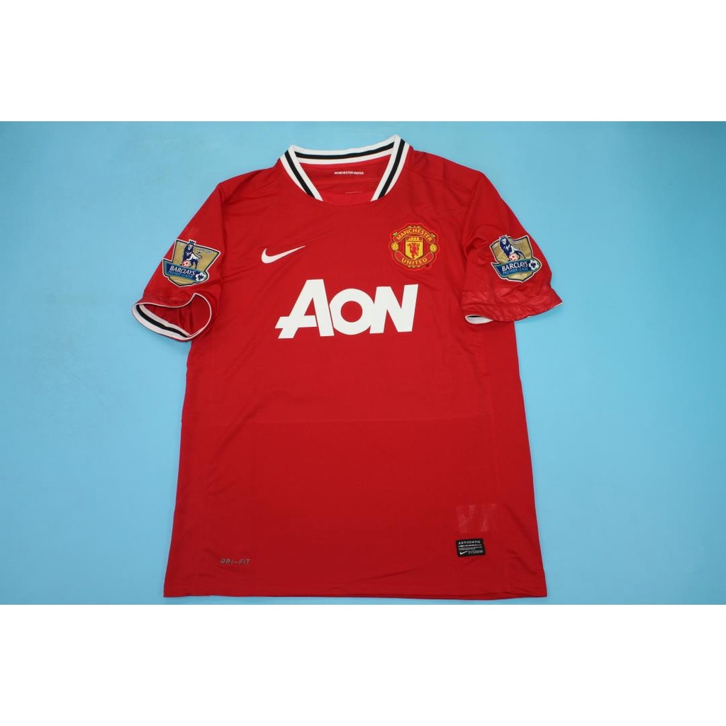 2011 12 Man Utd Home Retro Football Jersey Men Fans