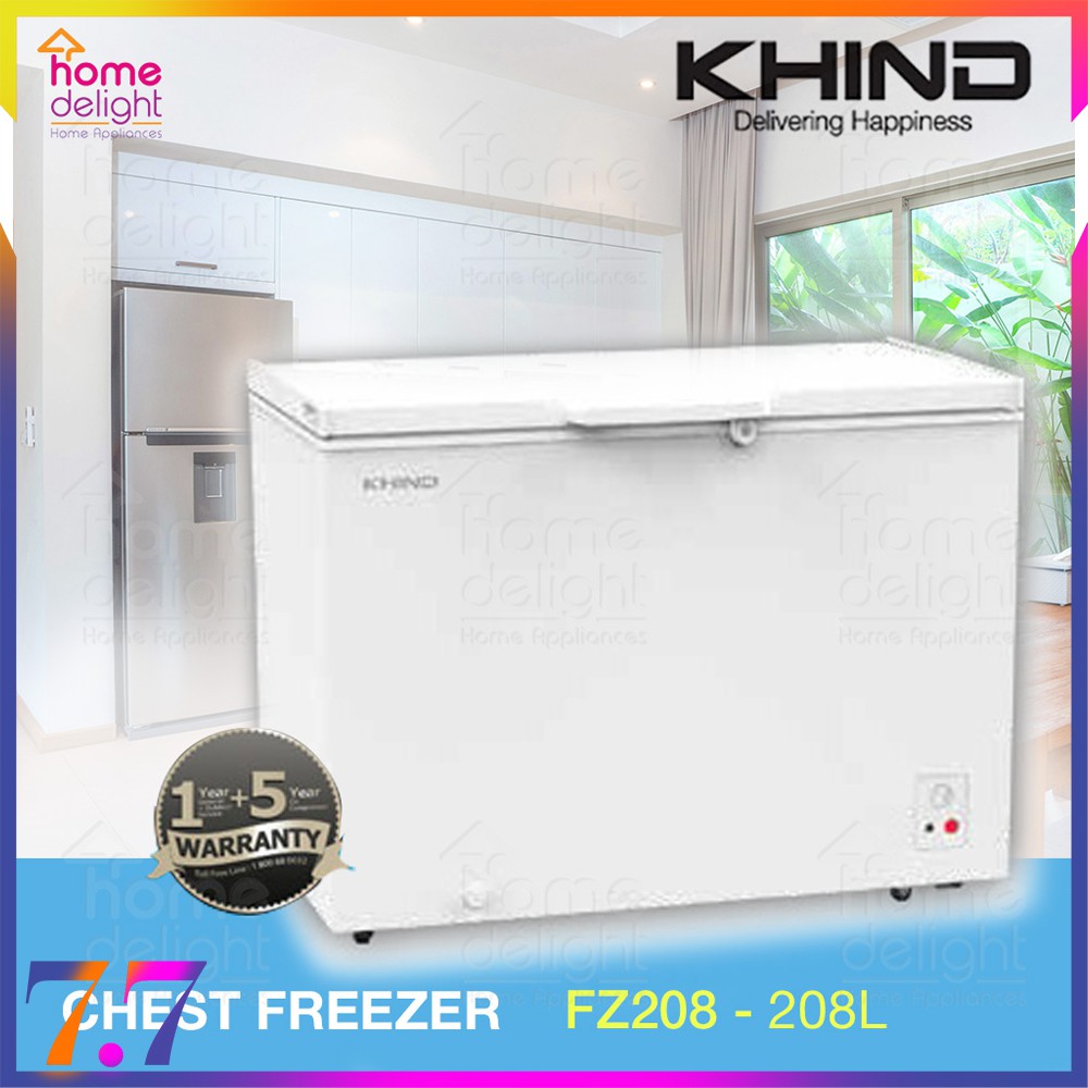 Khind Chest Freezer 208L [FZ208] Shopee Malaysia
