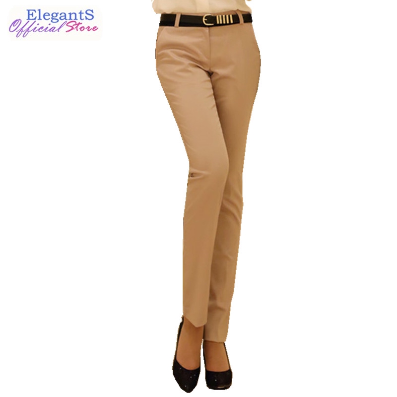 slim fit work pants womens