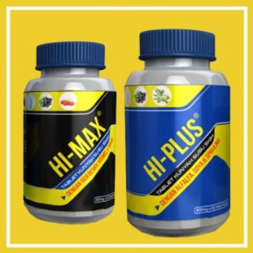 ⏫ORIGINAL⏫ Hi-Plus Height Up Booster 1 Set (1x Hiplus 1x Himax) Vitamin Ubat Tinggi Height Increase Tambah Ketinggian
