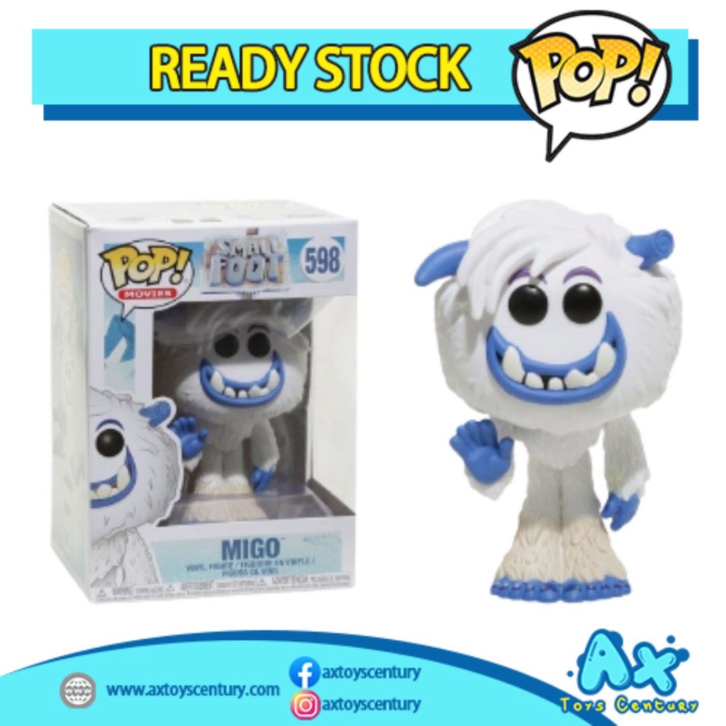 Funko Pop! Movies: Smallfoot - Migo #598 100% Genuine