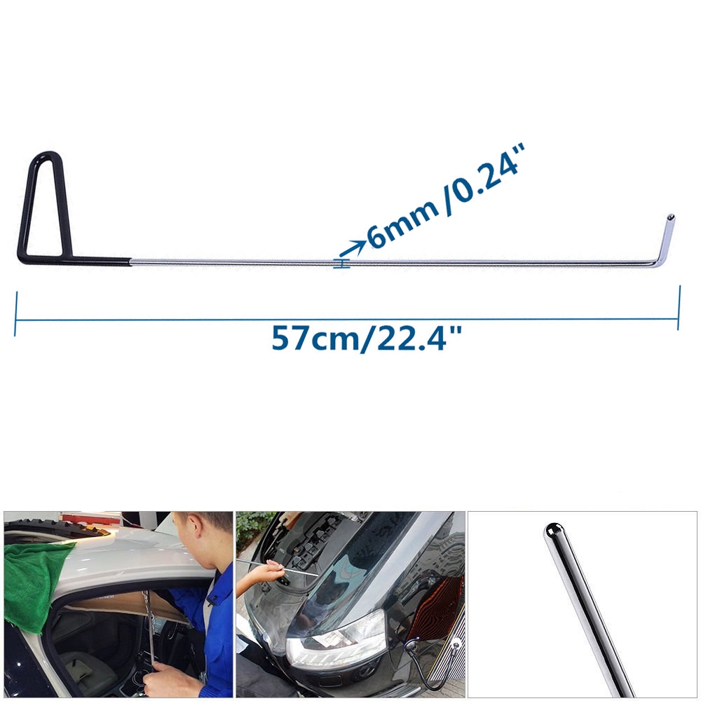 22 Steel Car Door Hood Dent Removal Rod Pdr Accessories Dent Repair Push Bars