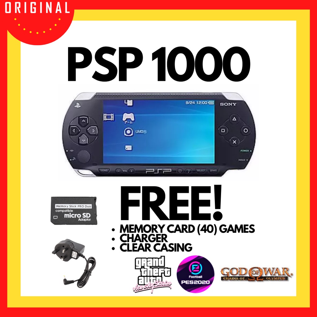 (READY STOCK) 100 USED SECONDHAND SONY ORIGINAL GENUINE PSP 1000 2000