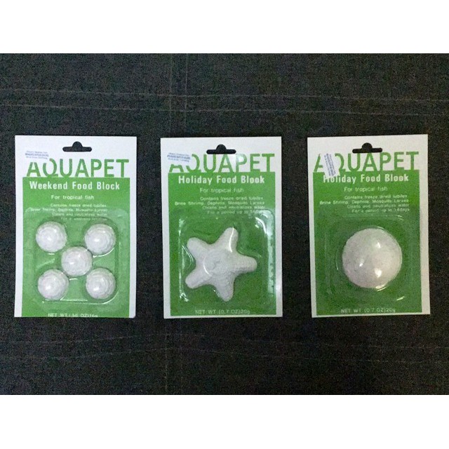 Aquapet Weekend Holiday Food Block for Tropical Fish Shopee Malaysia