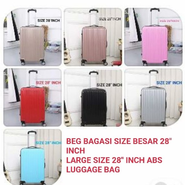 travel bag size 28