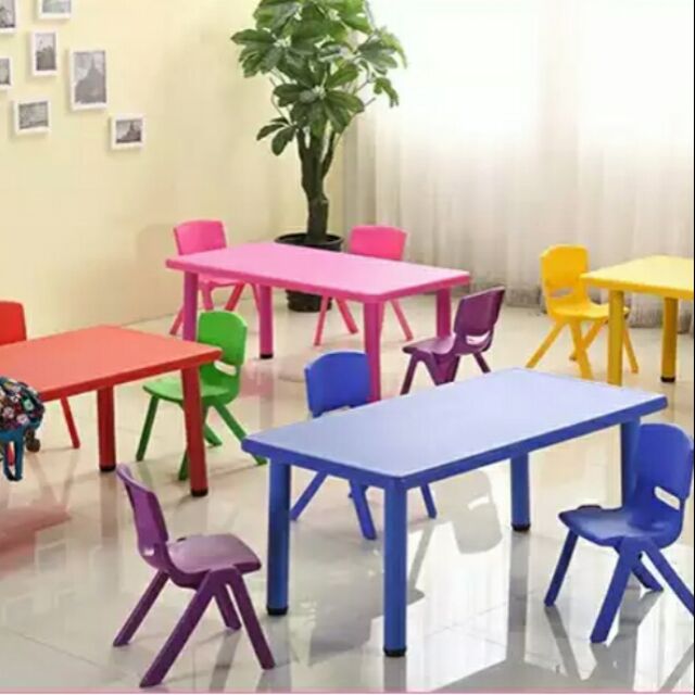 kindergarten table and chairs