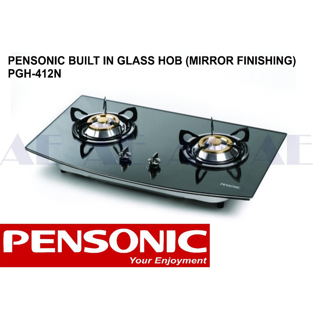 Pensonic Sirim Tempered Glass 2 Burner Built In Hob Premium Gas Stove Pgh 412n Dapur Kaca Shopee Malaysia