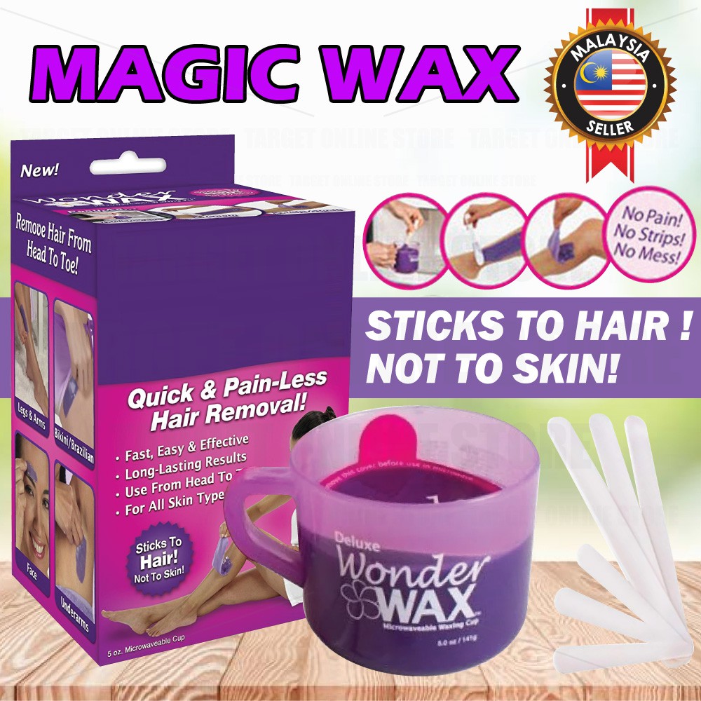 Magic Wax Microwavable Waxing Kit Painless Hair Removal Skin Care