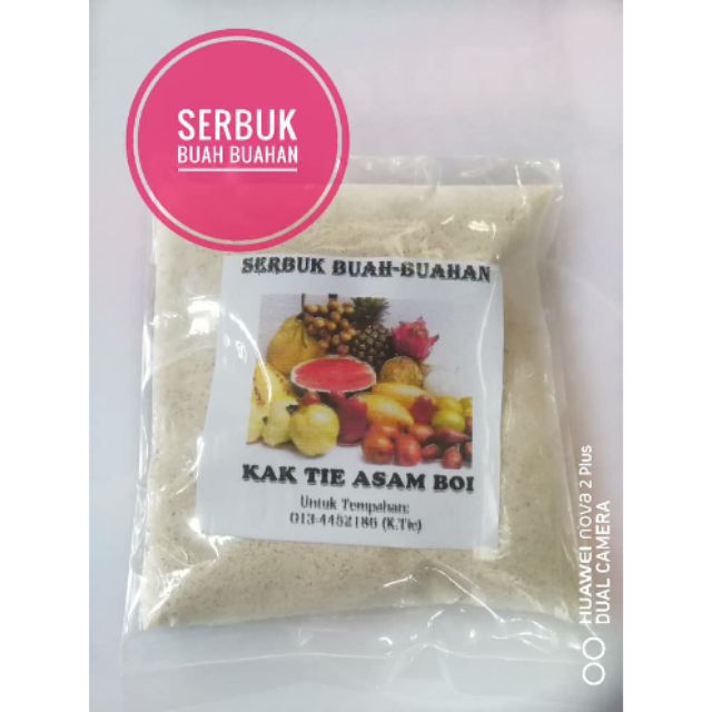 Serbuk Buah Buahan Kak Tie Asam Boi | Shopee Malaysia