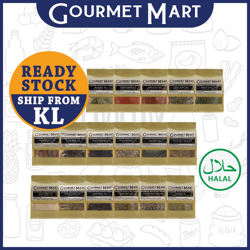 GOURMET MART PREMIUM SPICES & HERBS COLLECTION