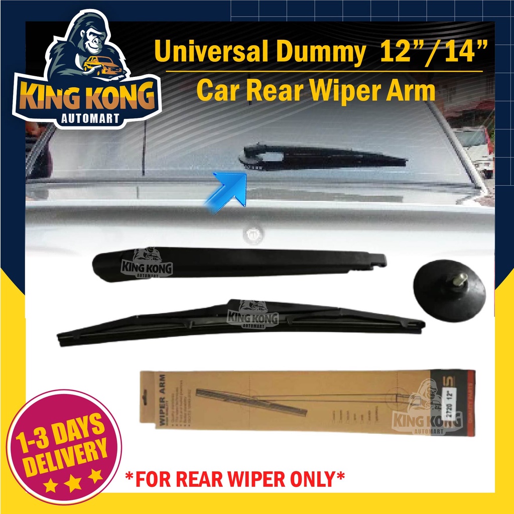 Universal Dummy GSR Rear Wiper & WIPER ARM 12