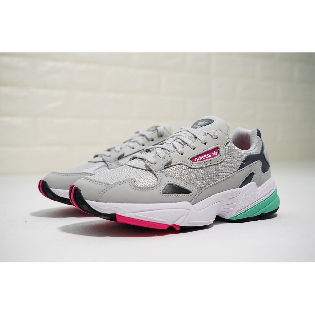 adidas falcon grey pink green