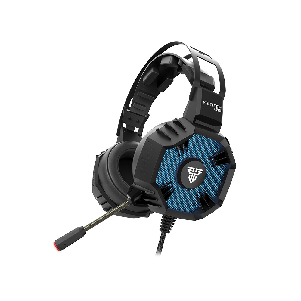 Fantech Hexagon Virtual 7.1 Surround Sound RGB Over-Ear Gaming Headset Headphone - Black HG21