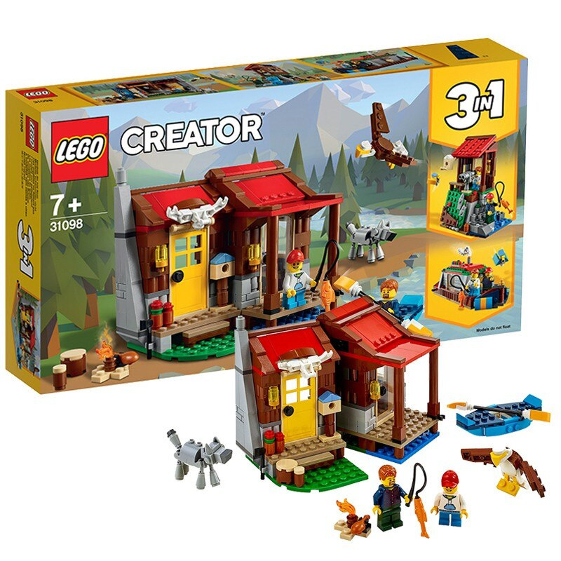 Lego Creative Creator Series 31098 Inland Hut Small Particle Building Block Toy Shopee Malaysia