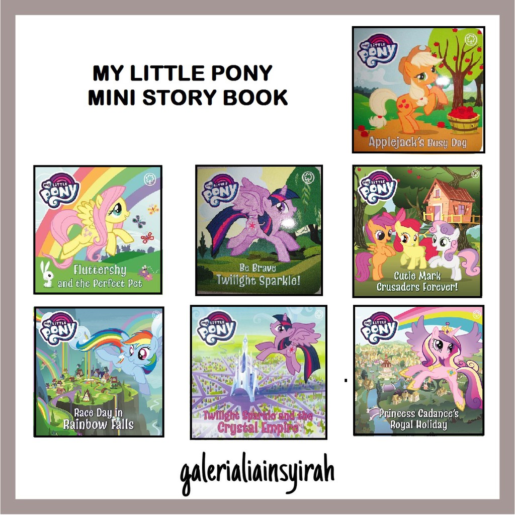 My Little Pony  Kids English Story Books Mini Bedtime 