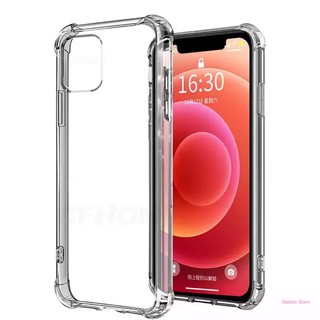 iP Compatible 12 13 11 X XR XS MAX 6 6S 7 8 Plus 5 5S SE Plus Airbag Clear TPU Cover Casing Soft Silicone Case