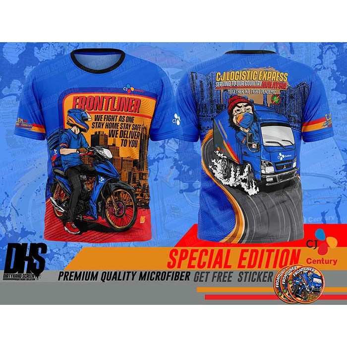 Roundneck Cjlem Cj Century Courier Service 1st Edition Jersey Ready Stock