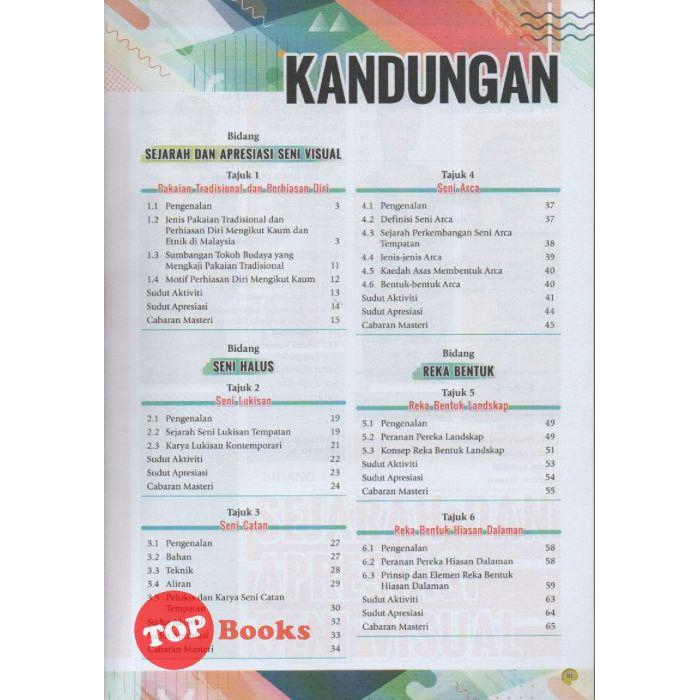 Topbooks Pan Asia Galeri Pendidikan Seni Visual Kssm Tingkatan 3 Shopee Malaysia