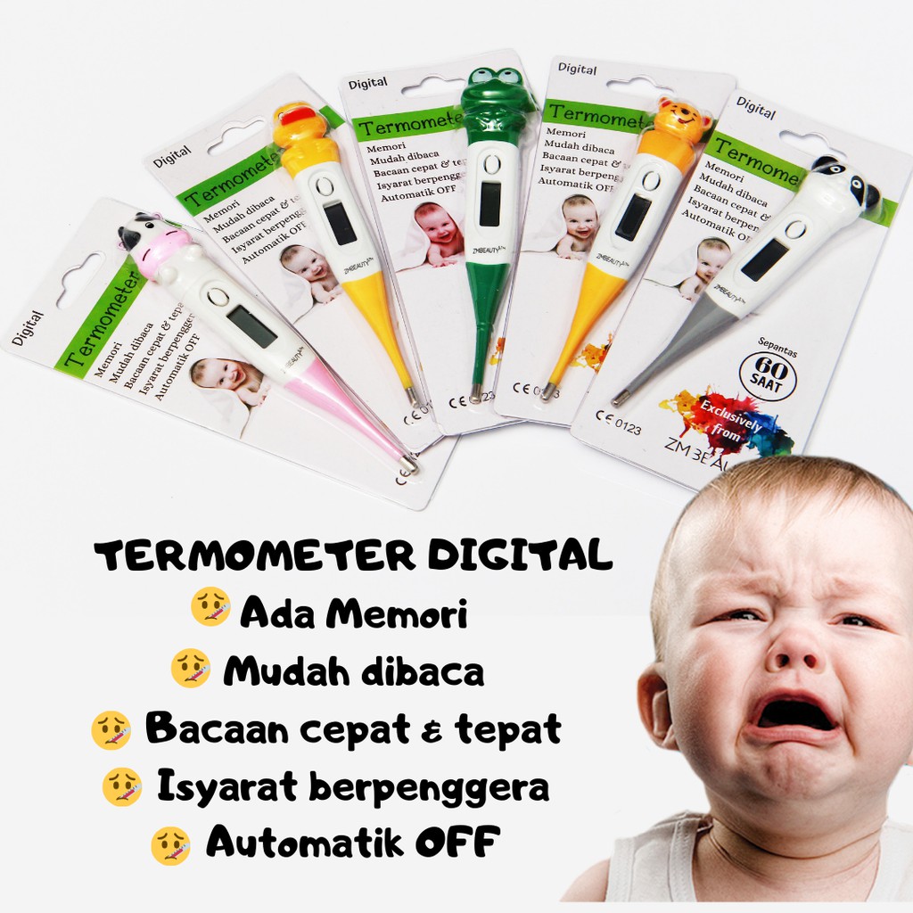 Termometer Termometer Anak Termometer Murah Termometer Demam Termometer Digital Shopee Malaysia