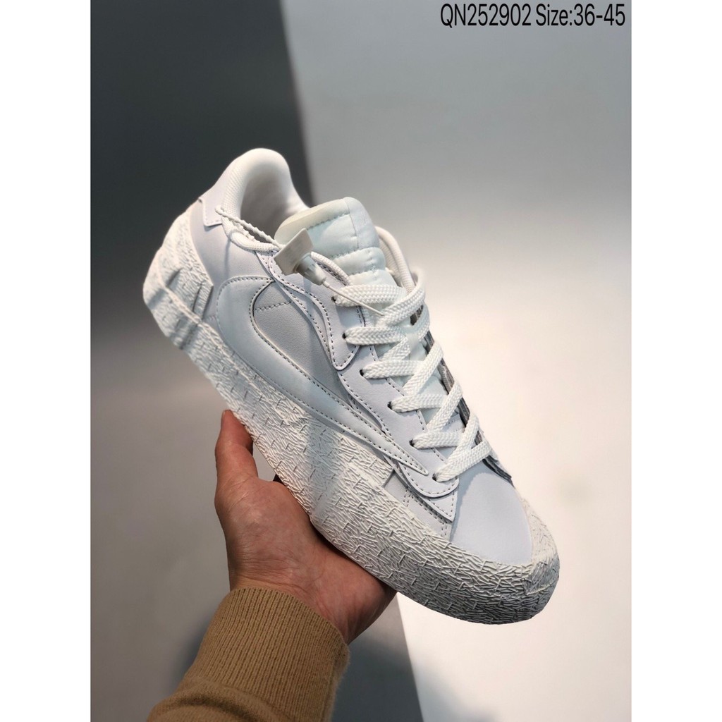 sacai x nike blazer low