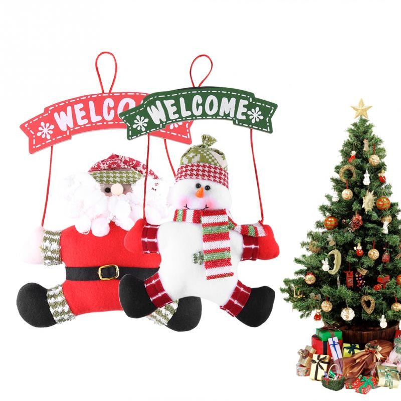 2 8m Christmas Flags Banner Elk Santa Snowman Patterns Bunting