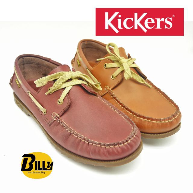 kickers slip on mens shoes