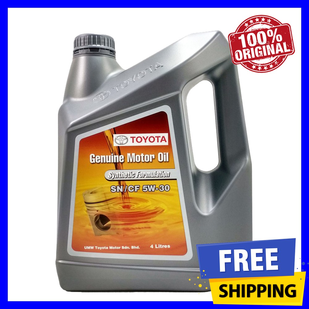 Toyota motor oil 5w30