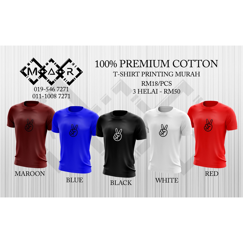 t shirt printing murah