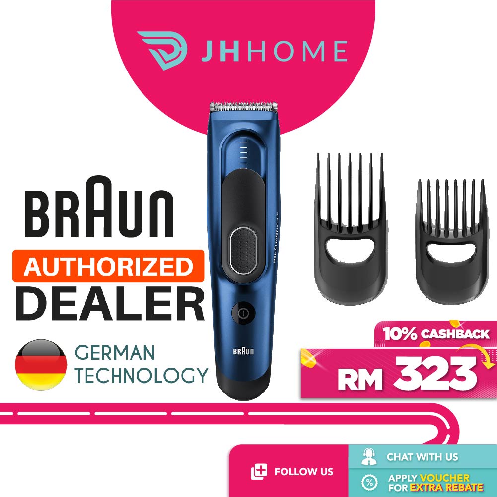 Braun Germany Hair Clipper With Led Charging Indicator HC5030 | Shopee  Malaysia