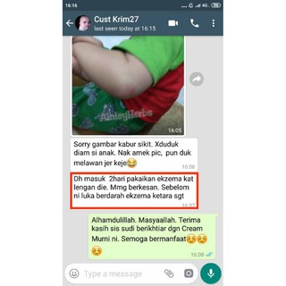 Ubat Krim Kulit Tukang Kampung utk Ekzema, Kurap 