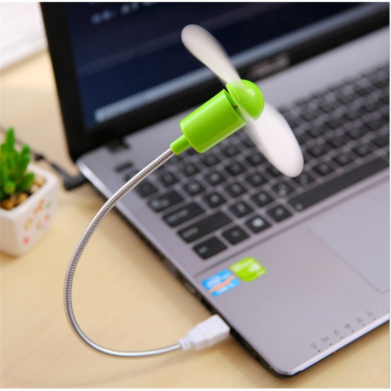 Mini Usb Fan Gadgets Flexible Cool For Laptop Pc Notebook Desktop