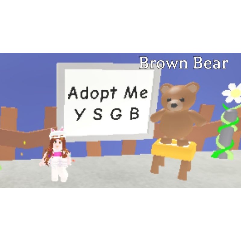 BROWN BEAR Pet Adopt Me Roblox (FR/ NFR) | Shopee Malaysia