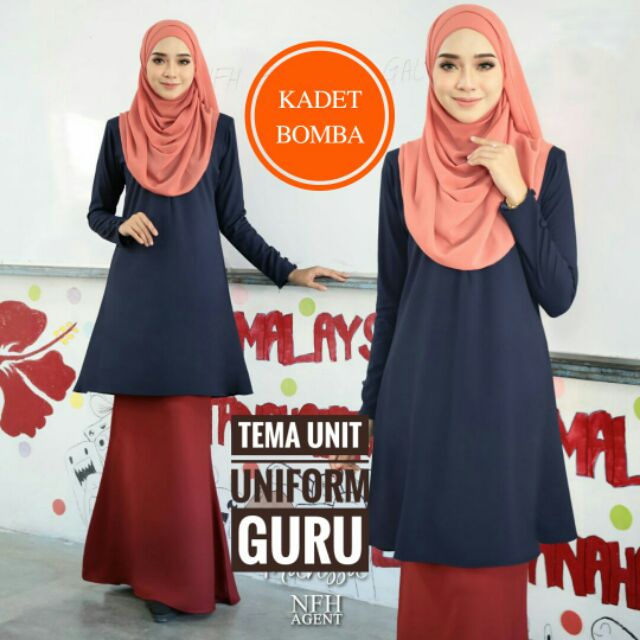 Baju Uniform Guru Kadet Bomba BAJUKU Baju Uniform Guru Kadet Bomba BAJUKU