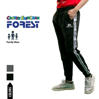Forest X Shinchan Taping And Premium Printed Logo Men Casual Jogger Pants - FC10000