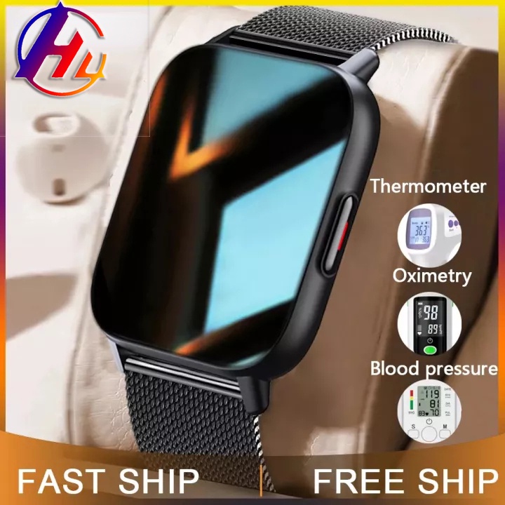 2024 NEW XIAOMI Smart Watch 1.69inch Full Touch Real Heart Rate Body Temperature Oxygen Monitor IP67 Waterproof Men Women Smartwatch Wearable