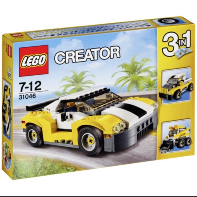 3 in 1 lego car