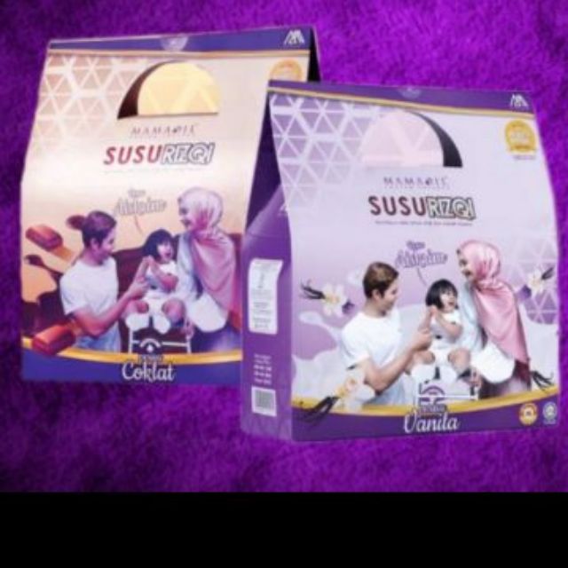 Combo Mix Susu Rizqi (Choc & vanilla) Shopee Malaysia