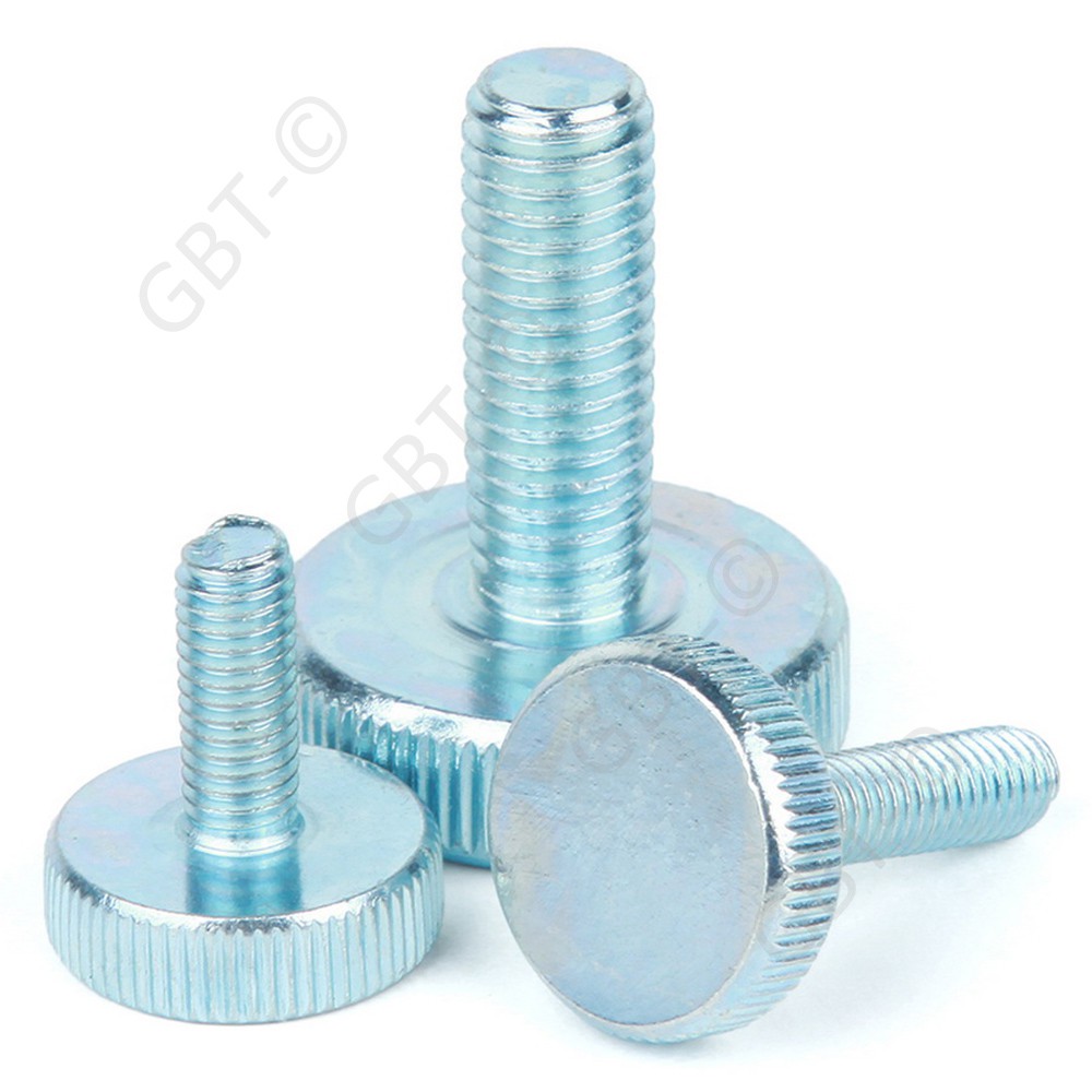 M8 M10 Knurled Thumb Screws Hand Grip Knob Bolts Zinc Plated Steel Shopee Malaysia