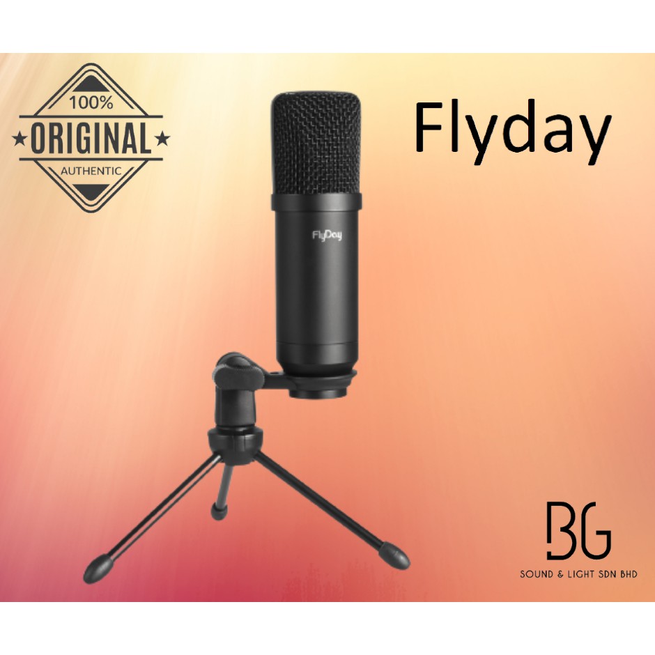 Flyday K730 Metal Condenser Recording Microphone for Laptop MAC or ...