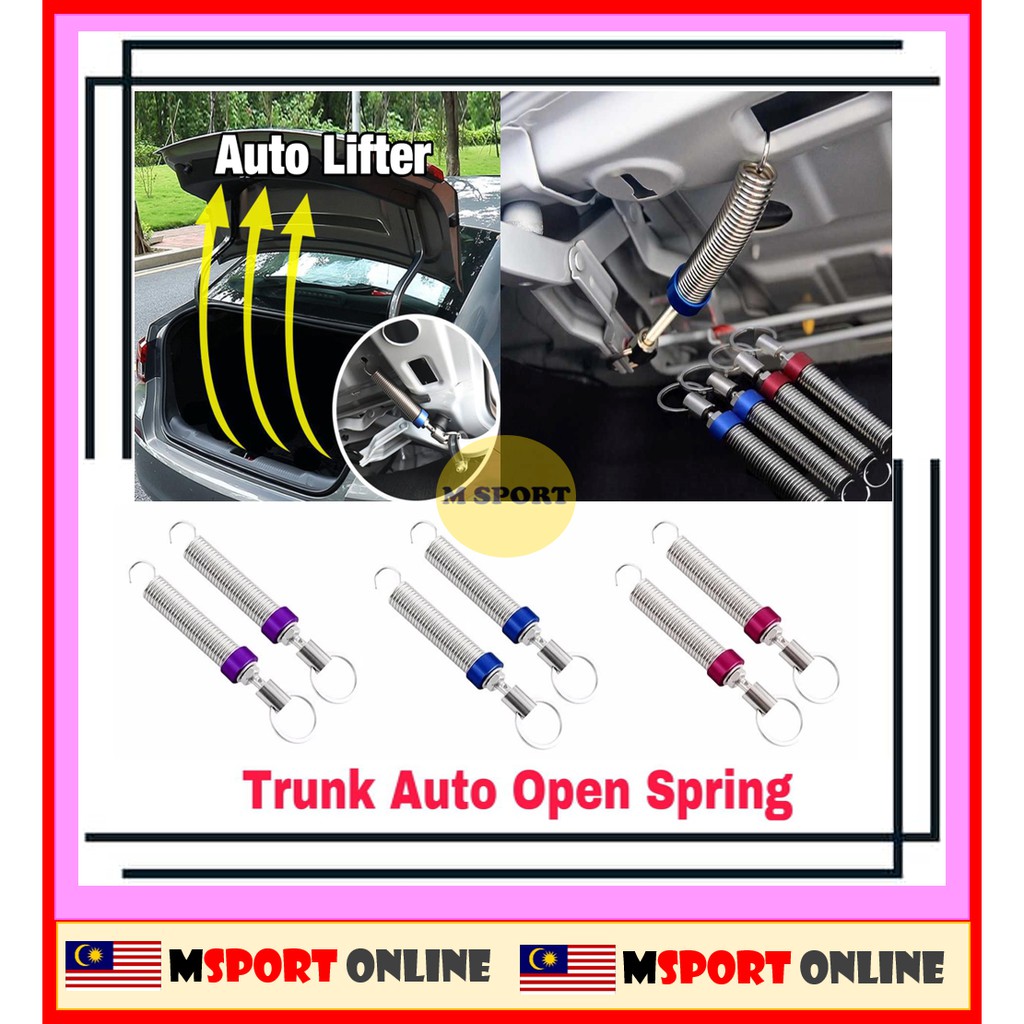 2pcs Universal Adjustable Automatic Car Trunk Boot Lid Lifting Spring