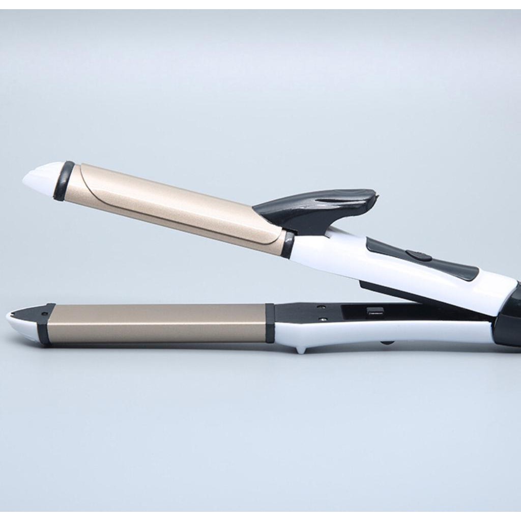 [PROMO] 2IN1 HAIR BEAUTY SET IRON STRAIGHTENER CURLER ELECTRIC HAIR IRON