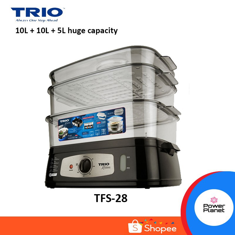 free shipping!Trio Food Steamer TFS28 25L TFS-28 - 