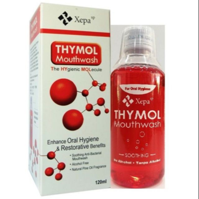 THYMOL GARGLE MOUTHWASH 120ML  Shopee Malaysia