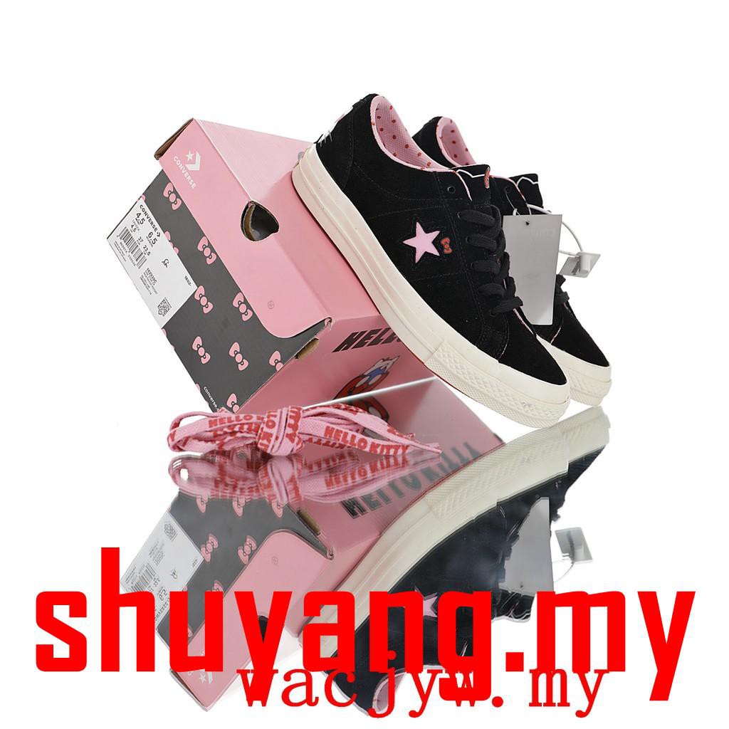 converse x hello kitty one star suede low top