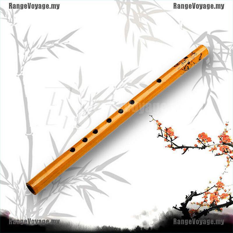 [Range] Traditional 6 Hole Bamboo Flute Clarinet Student Musical Instrument Wood AU [MY]